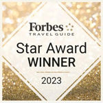 Logo Forbes Travel Guide Star Award winner 2023