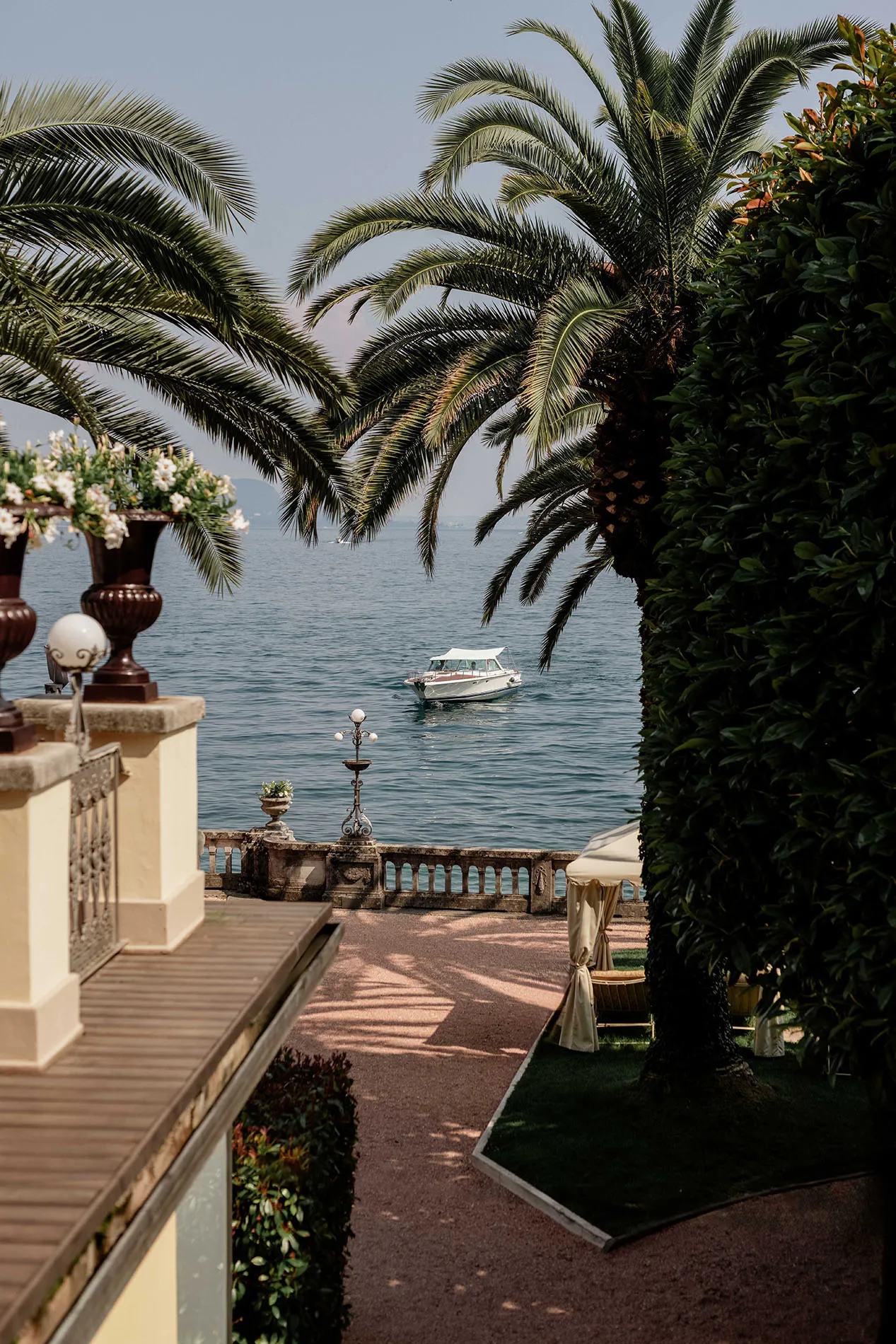 Italie, Gardone Riviera, Vue générale avec le Grand Hôtel Italie, Gardone Riviera, Vue générale avec le Grand Hôtel